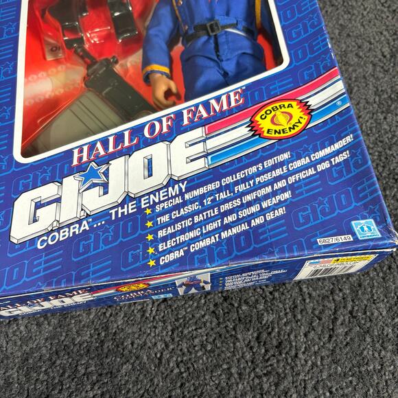 Vintage G.I. Joe Hall of Fame Cobra Commander 12" Action Figure NIB Hasbro 1991 - Picture 3 of 10